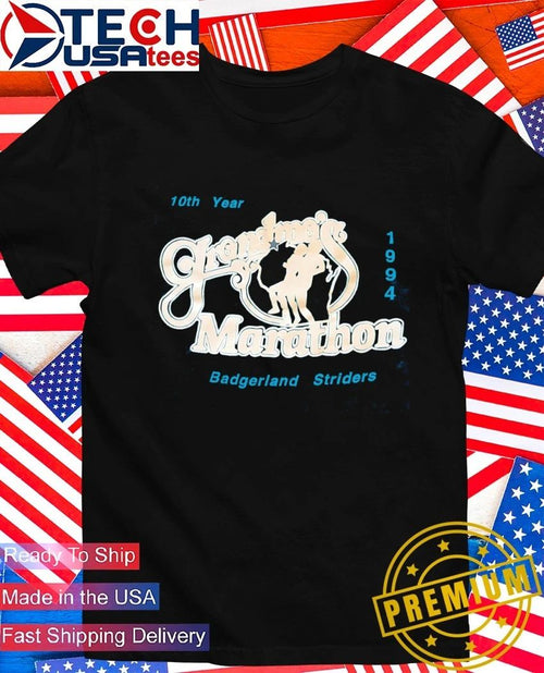 10th Year 1994 Grandma’s Marathon Badgerland Striders shirt