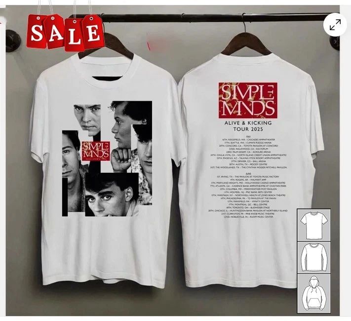 New Simple Minds Alive And Kicking Gift For Fans Unisex S-5XL Shirt LW544