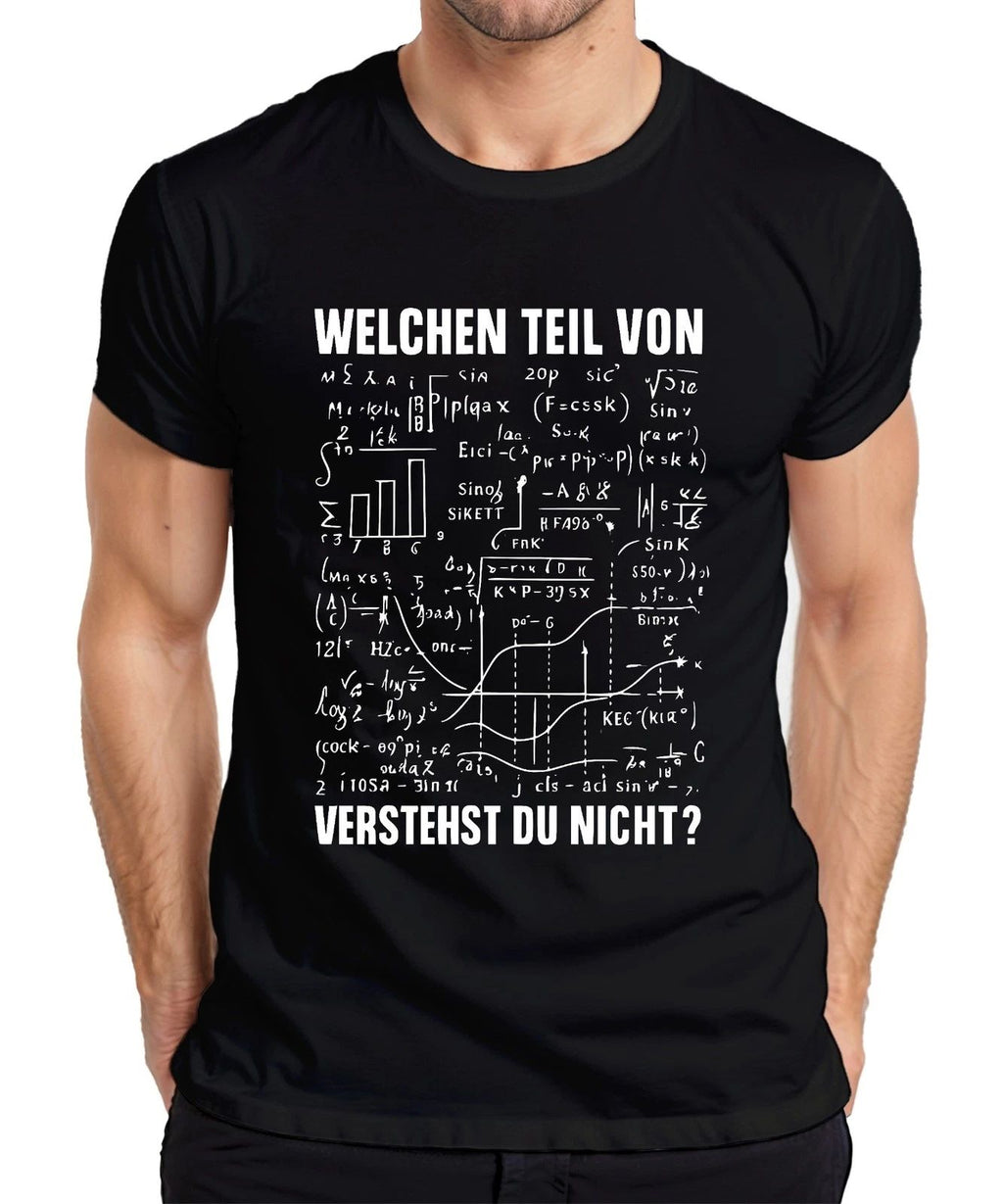 What Part Of Math Don't You Understand Formulas Nerd IQ Funny Men's T-Shirt