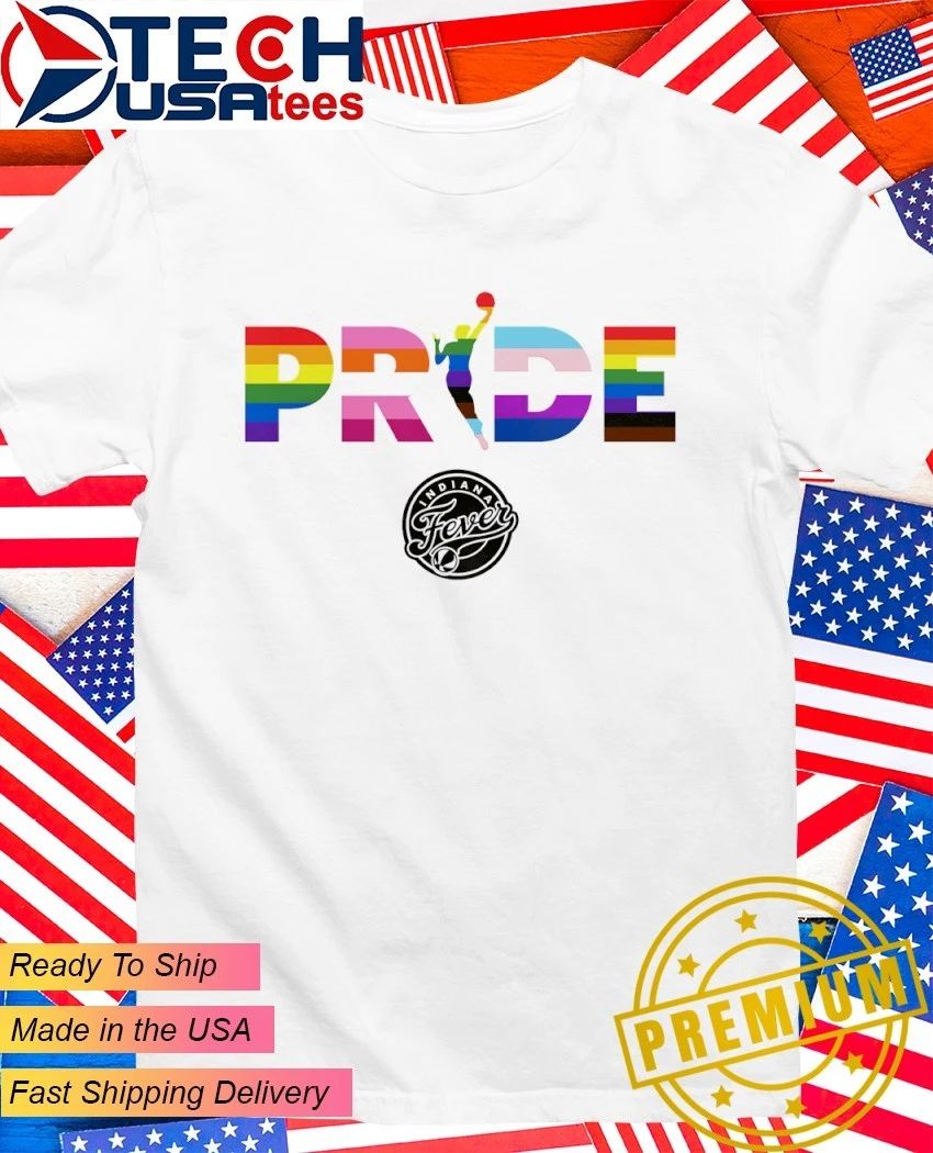Indiana Fever WNBA Pride logo shirt