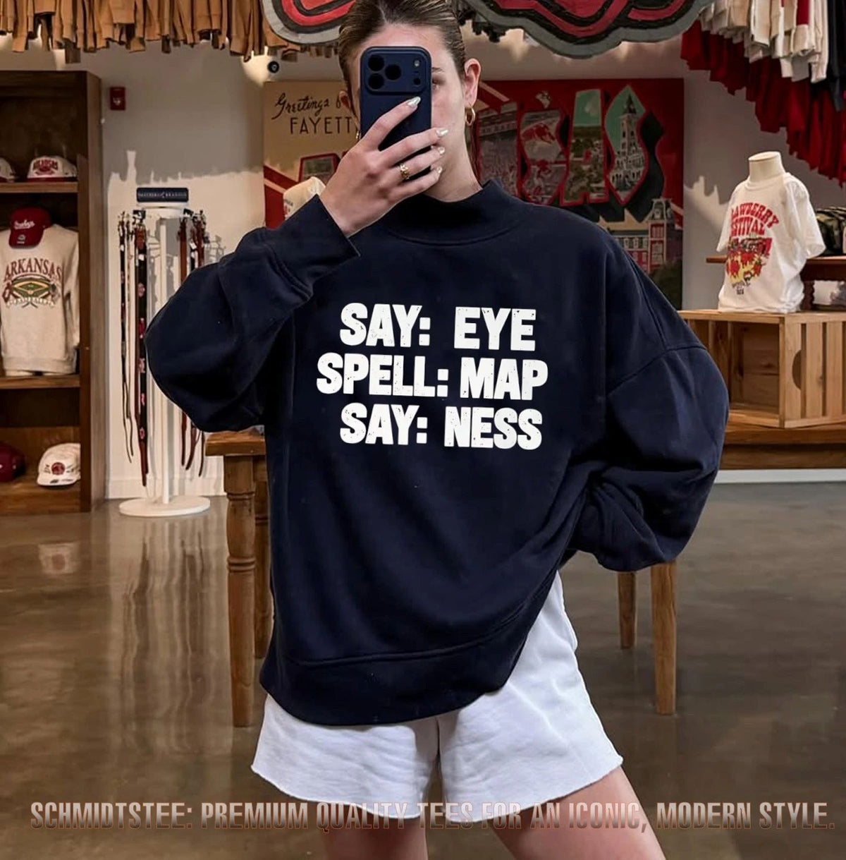 Say Eye Spell Map Say Ness Shirt