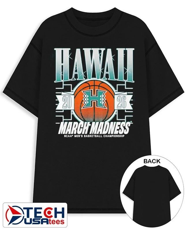 Hawaii Rainbow Warriors March Madness 2026 NCAA Men’s Basketball Championship shirt