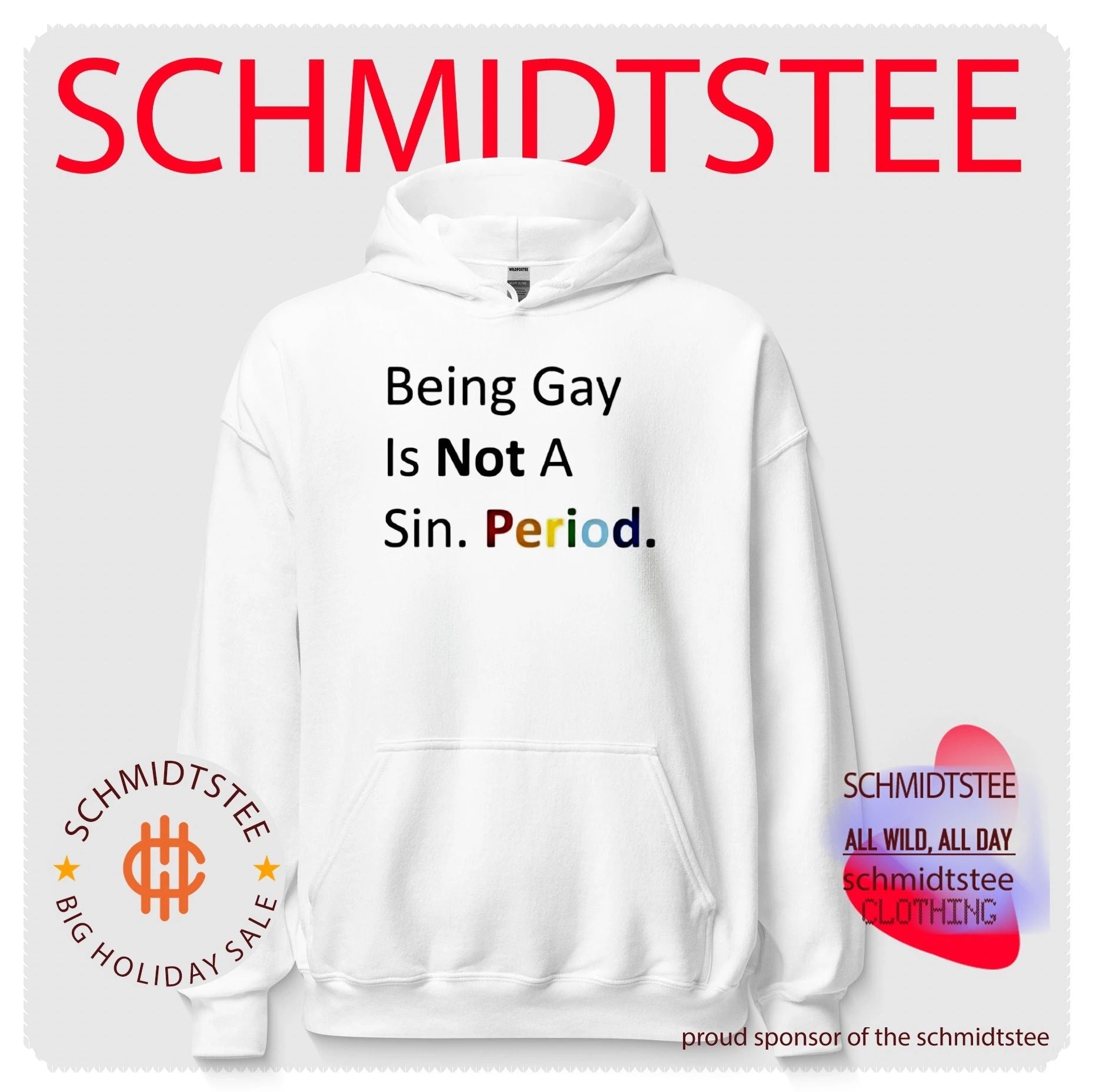 Being gay is not a sin period Pride shirt