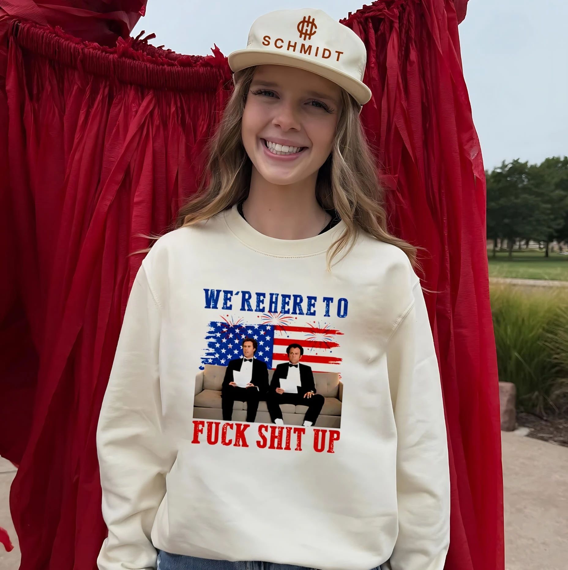 We’re Here To Fuck Shit Up Step Brothers 4th of July shirt
