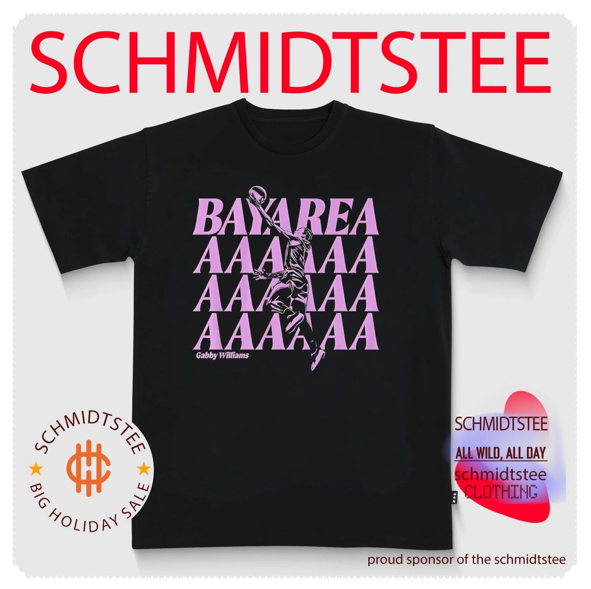Gabby Williams Golden State Valkyries Bay Areaaaa graphic shirt
