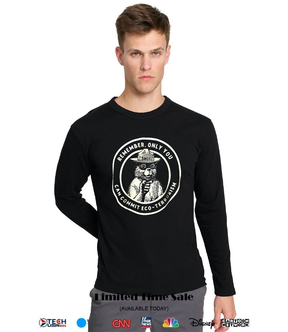Smokey Bear remember only you can commit eco-terrorism shirt