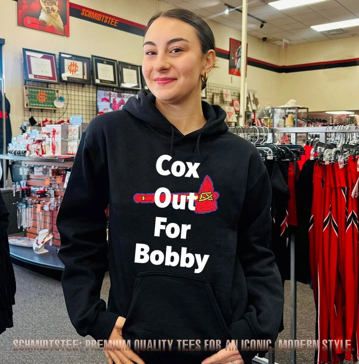 Atlanta Braves Cox Out For Bobby logo shirt
