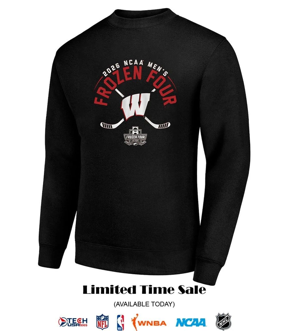 Wisconsin Badgers 2026 NCAA Men’s Hockey Frozen Four shirt