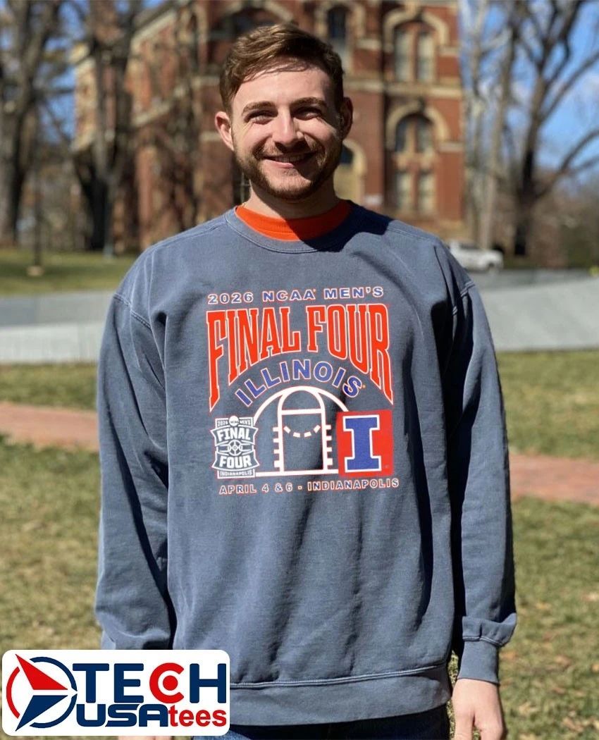 2026 NCAA Men’s Final Four Illinois Fighting Illini Indianapolis logo shirt by gamedayspirit