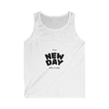 Men’s Softstyle Tank Top “It’s a New Day” – Motivational Summer Gym Wear