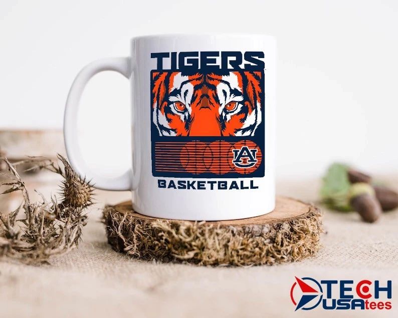 Auburn Tigers Basketball Staredown mascot shirt