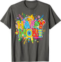 Funny Happy Holi Hindu Festival Quote Design Unisex T-Shirt