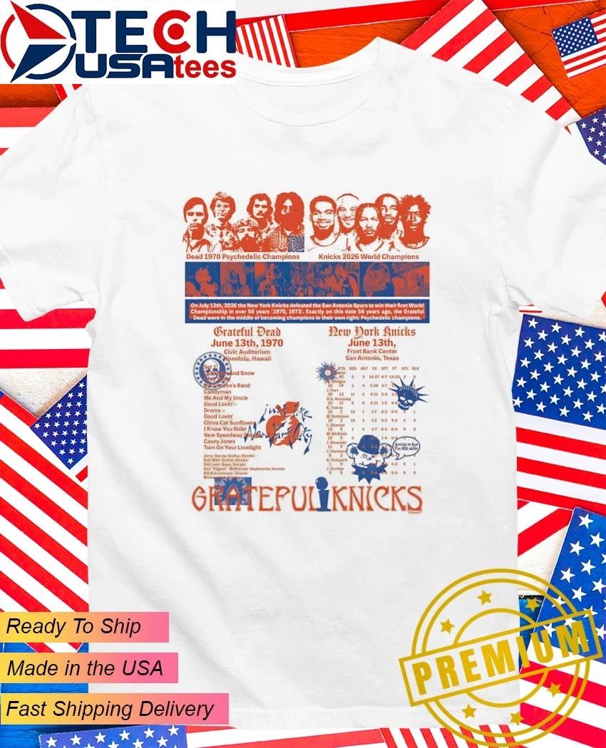Grateful Knicks Championship NBA 2026 shirt