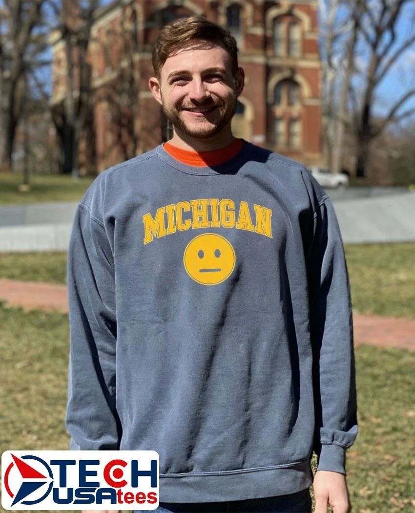 Michigan Wolverines Basketball Blank Expression shirt
