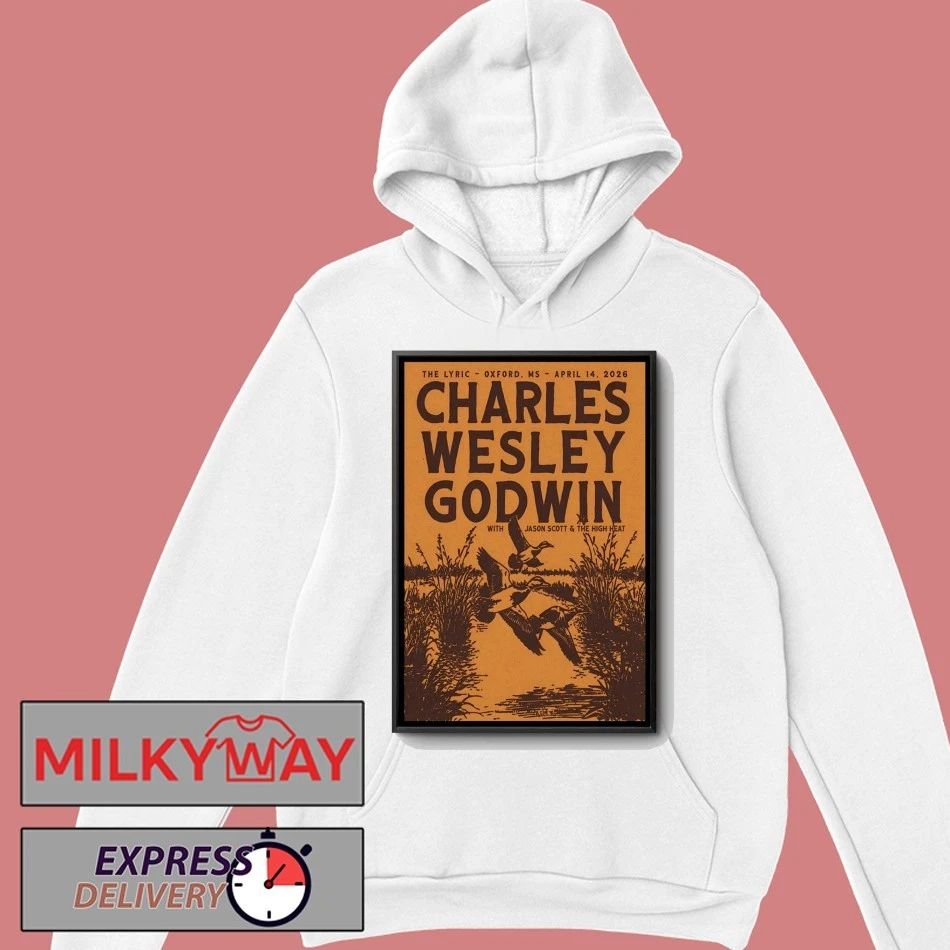 Charles Wesley Godwin Apr 14 2026 In Oxford MS Poster shirt