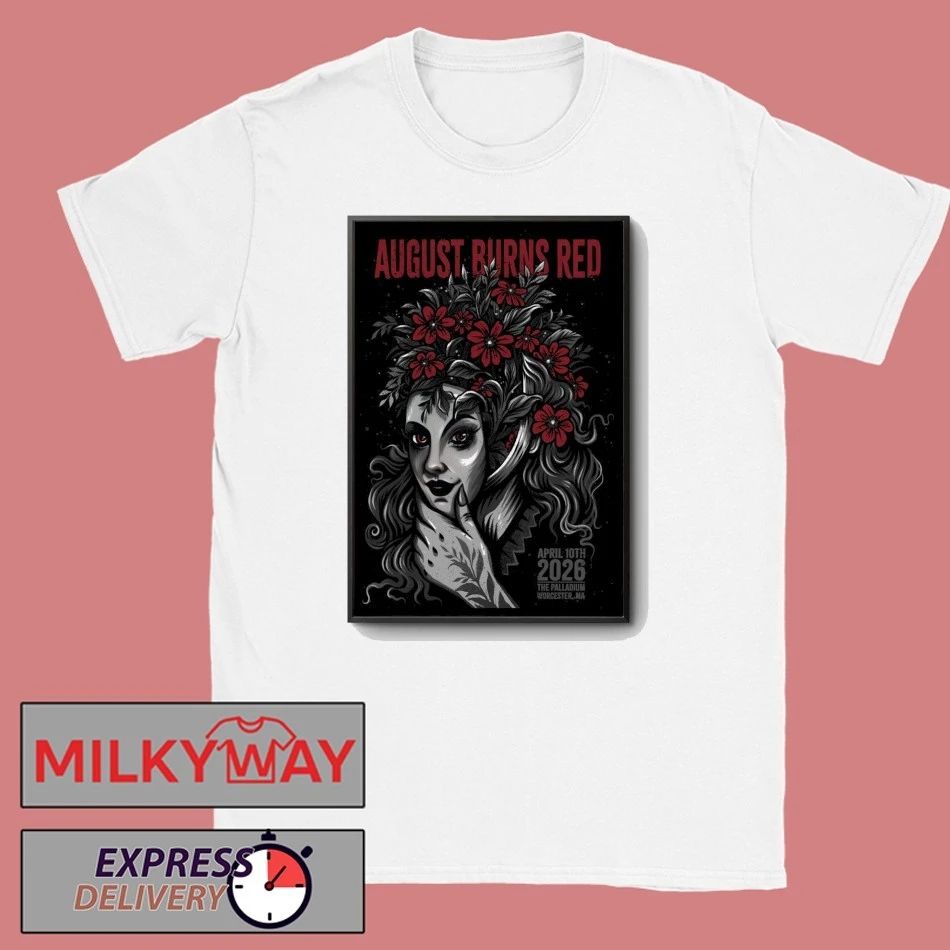 August Burns Red Palladium in Worcester MA Apr 10 2026 Poster shirt