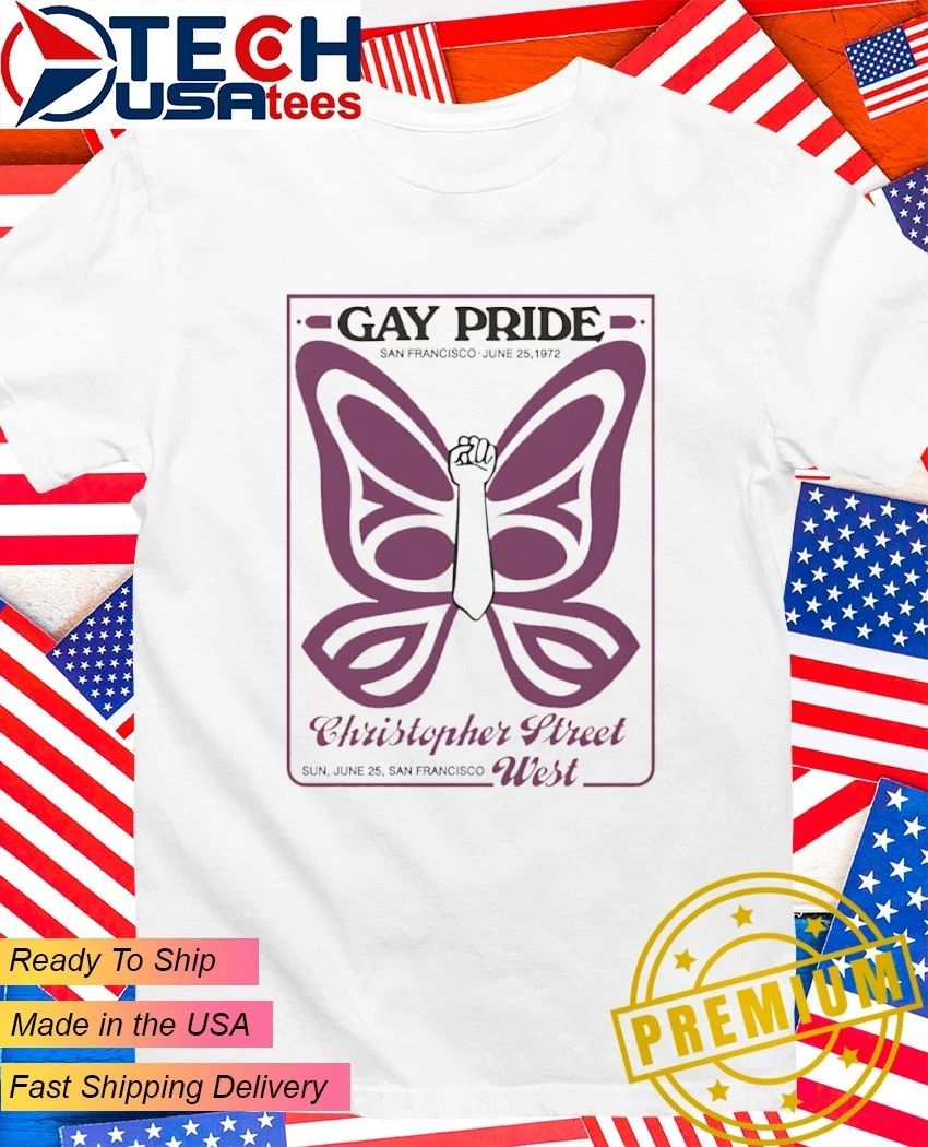 Gay Pride Christopher Street West San Francisco 1972 shirt