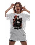 Dark Vampire Woman 'I Was Born To Bite' T-Shirt | Gothic Vampire Tee shirt x her