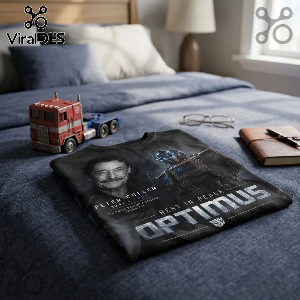 Peter Cullen Optimus Prime 1941-2026 Tribute T-Shirt