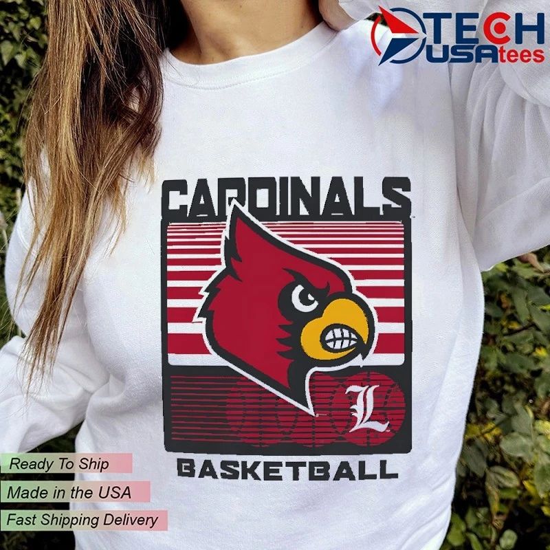 Louisville Cardinals Basketball Staredown mascot shirt