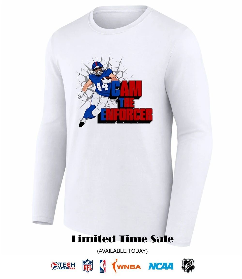 Cam the Enforcer New York Giants #44 Cam Skattebo shirt