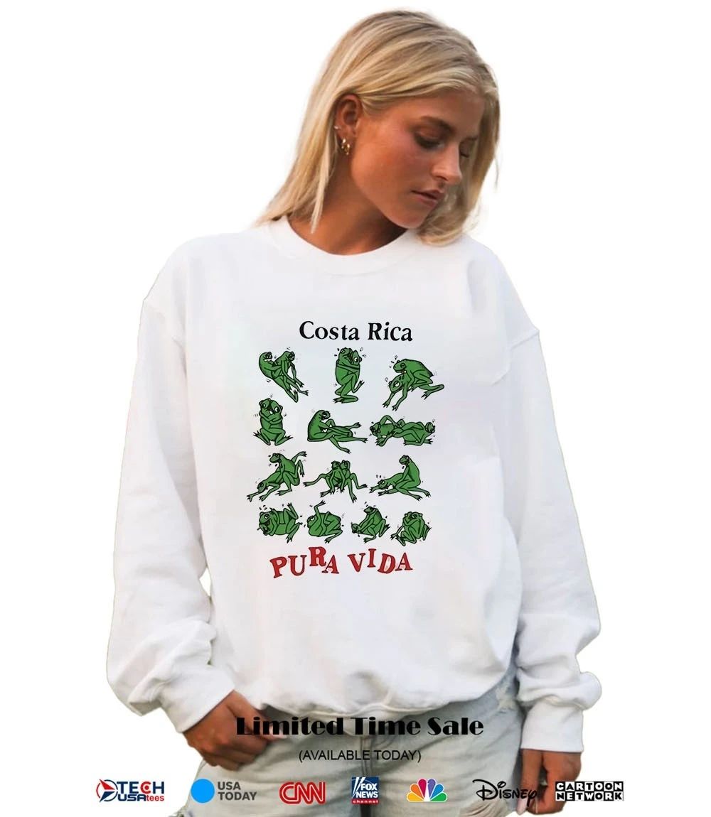 Costa Rica Pura Vida Frog shirt