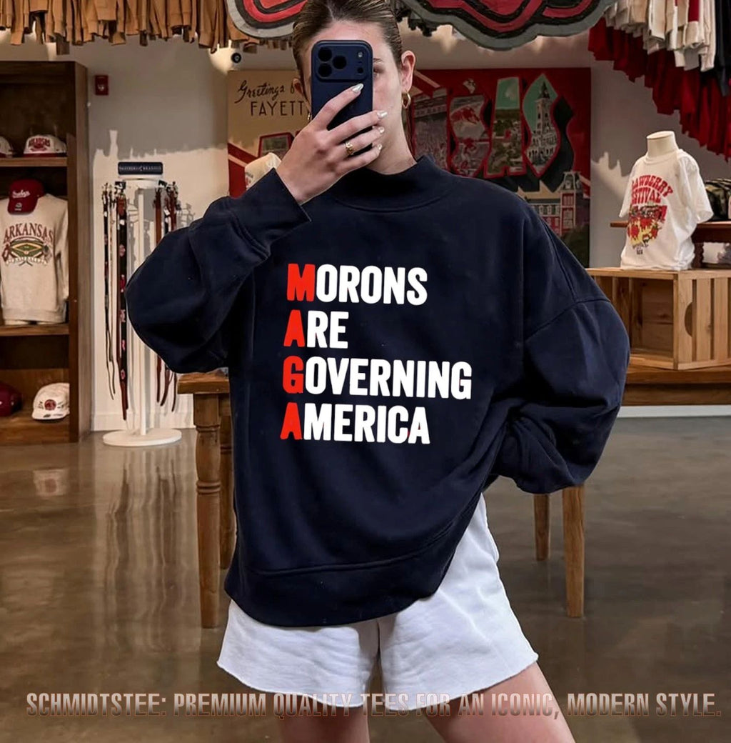Morons Are Governing America MAGA Shirt