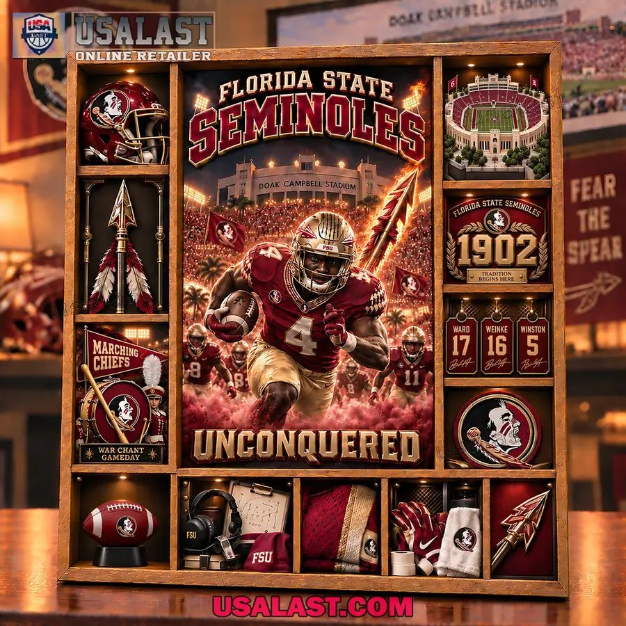 Florida State Seminoles Custom Frame Light Box