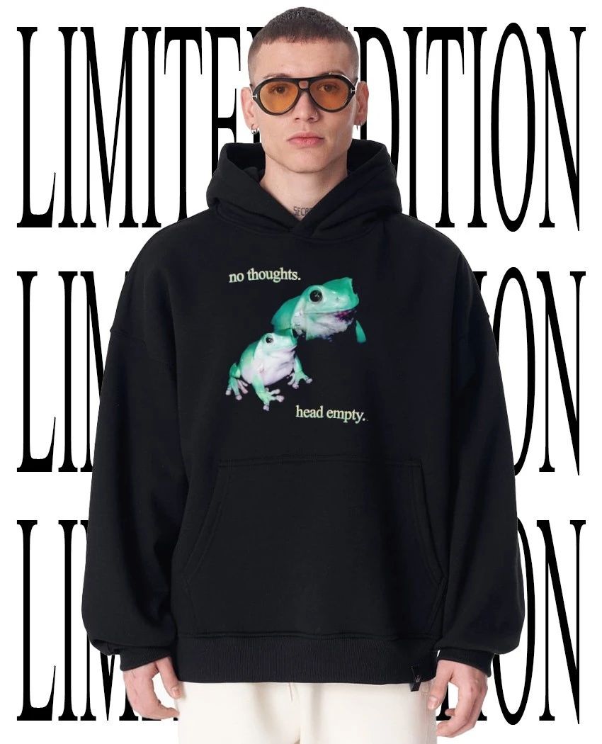 No thoughts head empty frog shirt