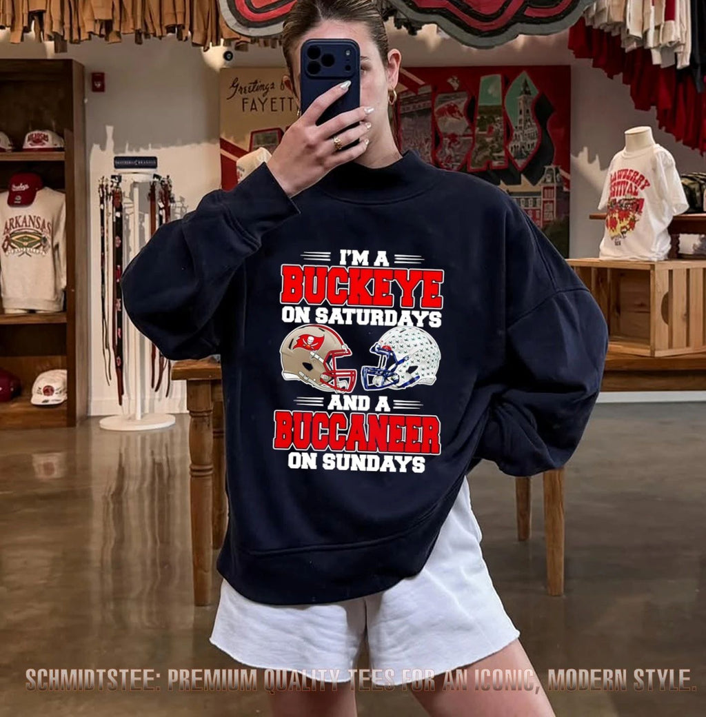 I’m a Buckeye on Saturdays and a Buccaneer on Sundays shirt