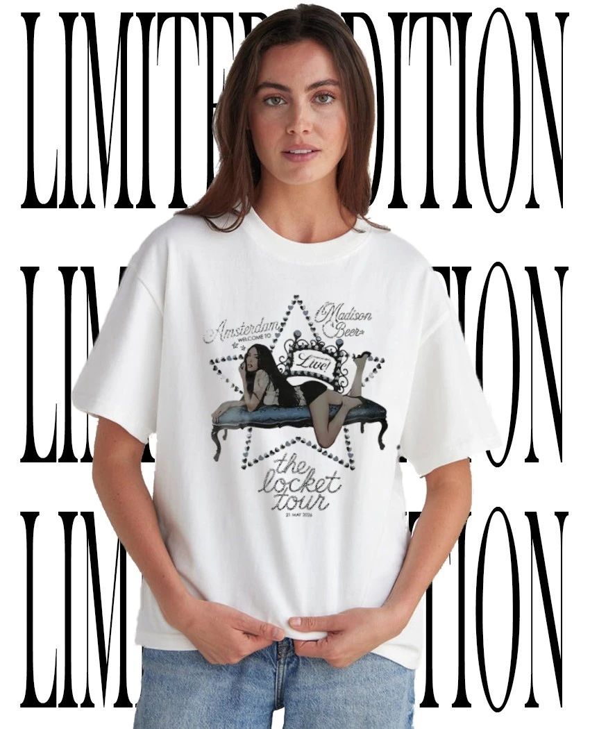 Amsterdam welcome to Madison Beer’s The Locket Tour 2026 shirt