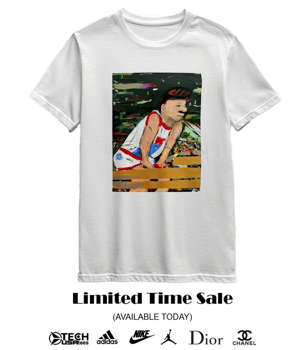 Abstract Jeff Ruland shirt
