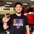 New York Knicks OMG comeback score 107-106 shirt