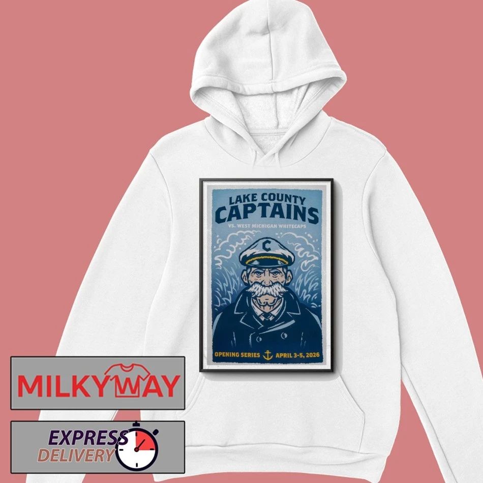 Poster Lake County Captains Opening Series Apr 5 2026 shirt