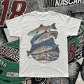 Vintage Style 90s Trout Fresh Water Lightning Angler Fly Fishing T Shirt