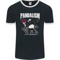 Pandalism Banksy Style Street Art Graffiti Mens Ringer T-Shirt FotL