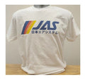 JAS T Shirt Japan Air System Asia Airline Pacific Aviation Skymark Tokyo New 401