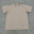 Playworks Shirt Men Medium Gray Life Is A Journey Graphic Tee Short Sleeve Adult