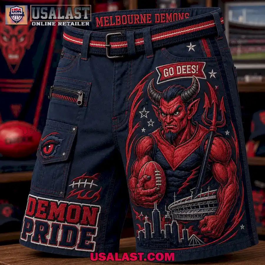 Melbourne Demons Demon Pride Men Cargo Short