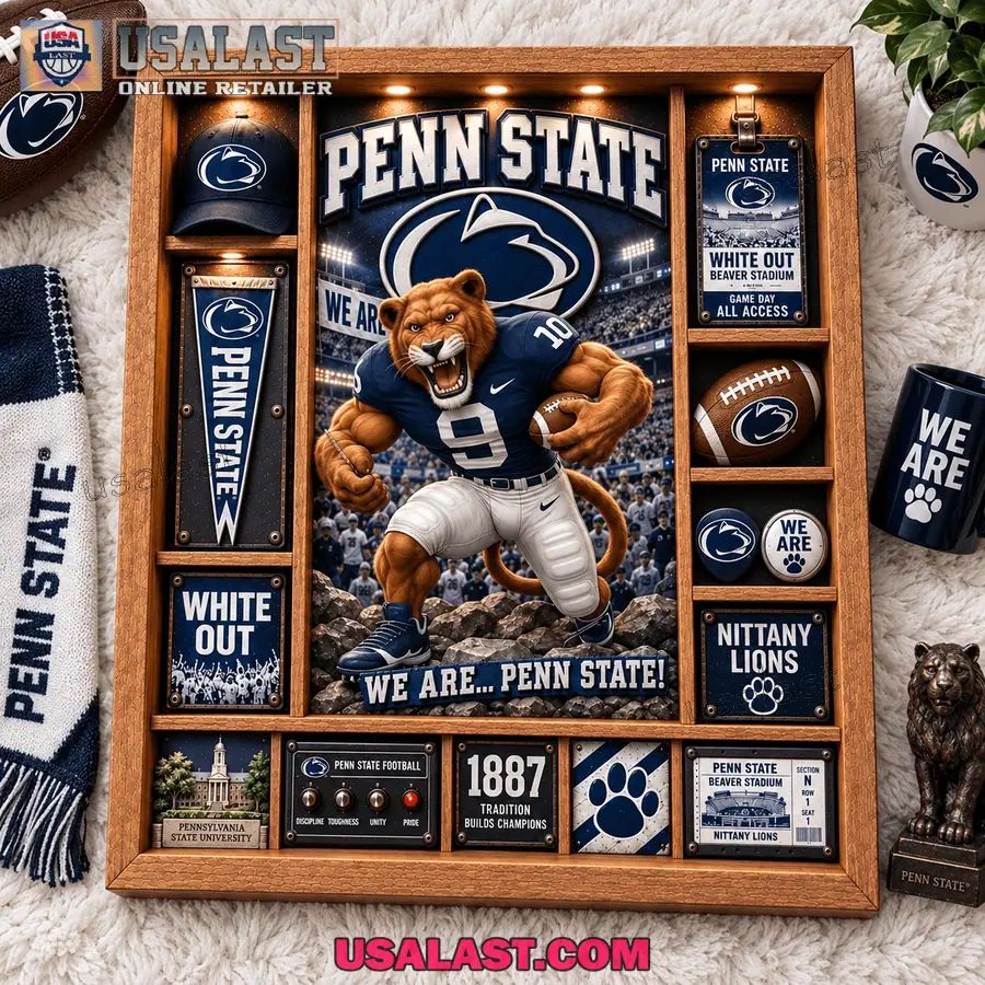 Penn State Nittany Lions Custom Frame Light Box