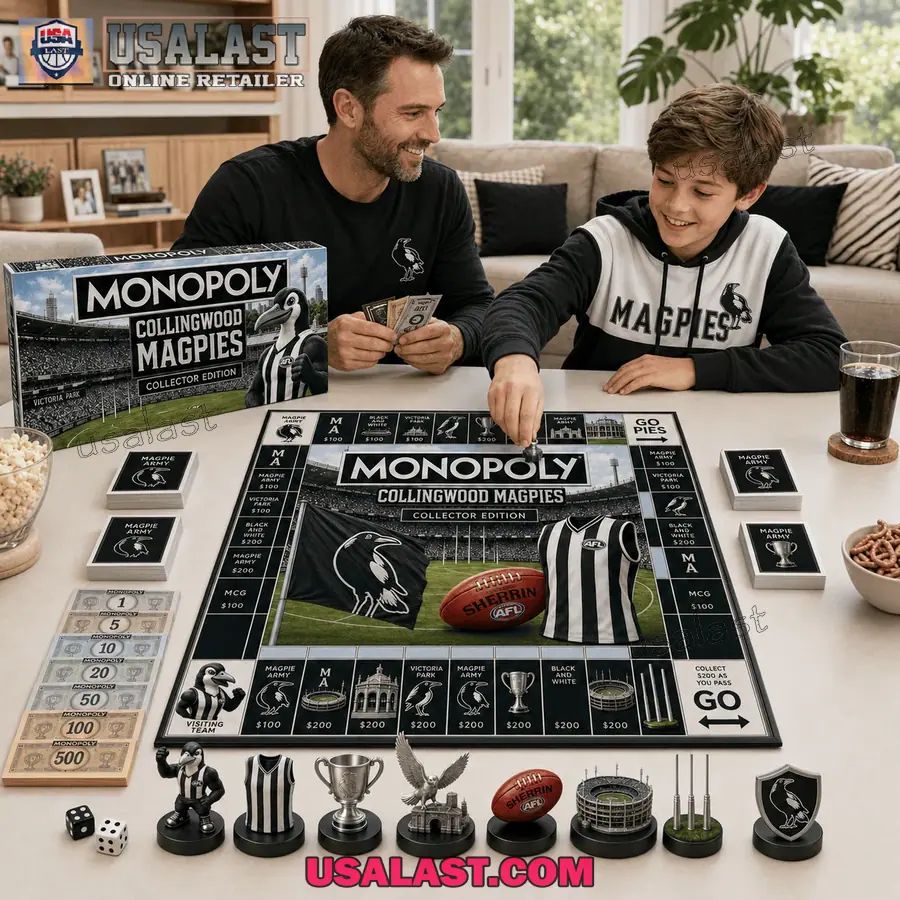 Collingwood Magpies Collector Edition Monopoly Board Game 2026