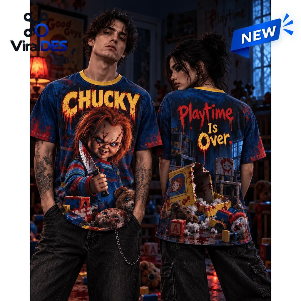 Chucky Playtime Is Over Horror Shirt