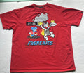 MAKOBI shirt Street Wear Frenemies Embroidered Patch Textured ReD WTF Cat 3XB