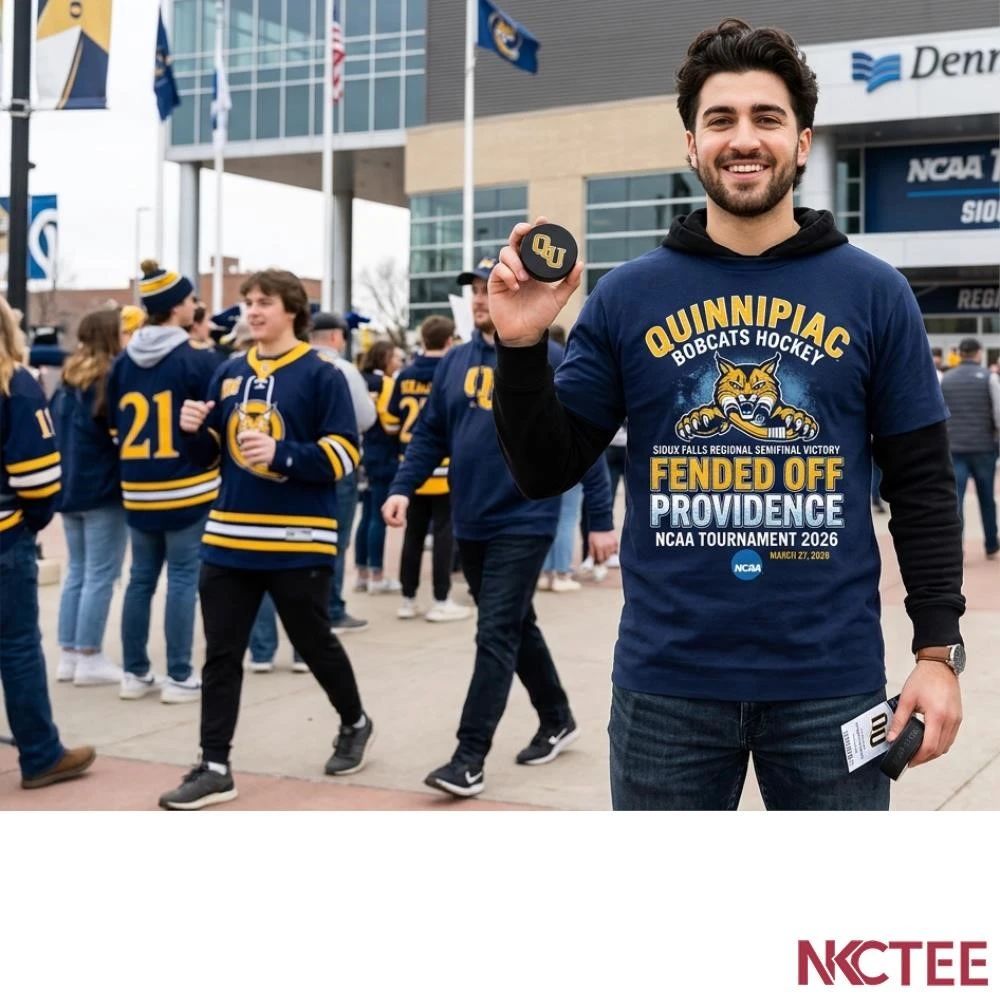 NKCtees Quinnipiac Hockey Shirt 2026 Bobcats Victory Sioux Falls NCAA Tournament shirt