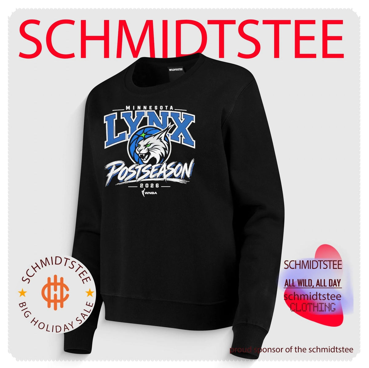 Minnesota Lynx WNBA Postseason 2026 logo shirt