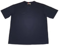 Bally Men's Short Sleeve V-Neck Logo T-Shirt Navy Blue