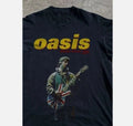 Noel Gallagher - Oasis Maine Road 1996 Concert Unisex Black S-5XL T-Shirt