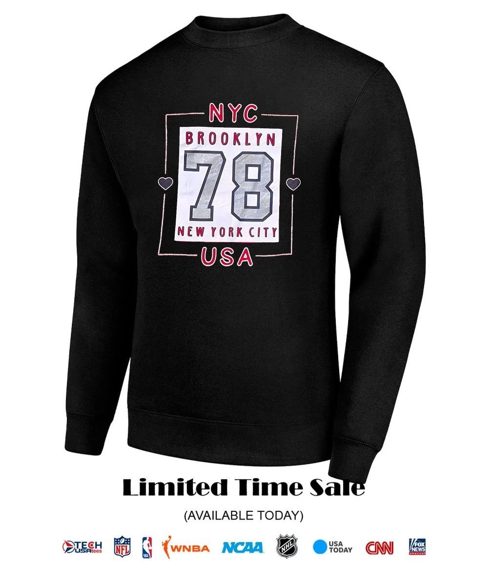 Brooklyn New York City 78 NYC USA shirt