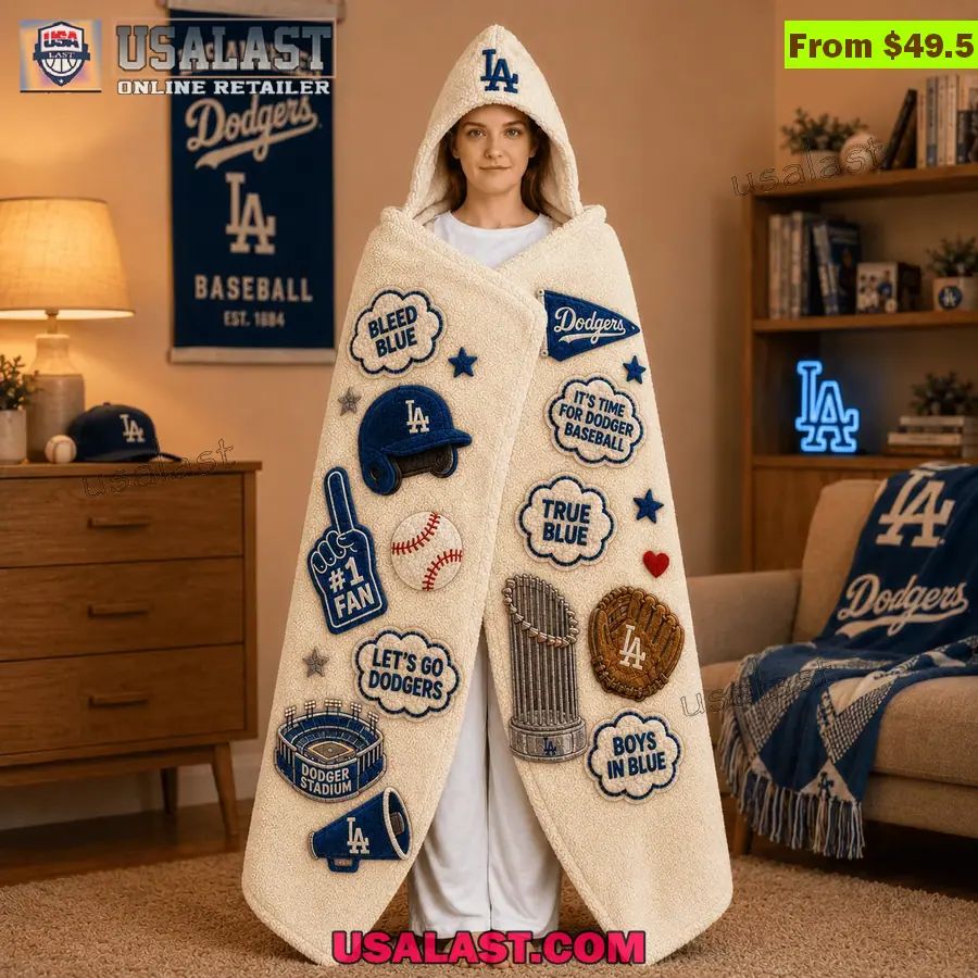 Los Angeles Dodgers Limited Edition Hooded Blanket