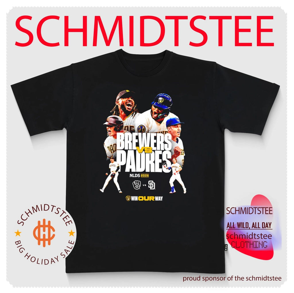Milwaukee Brewers vs San Diego Padres NLDS Bound 2026 Win Our Way shirt